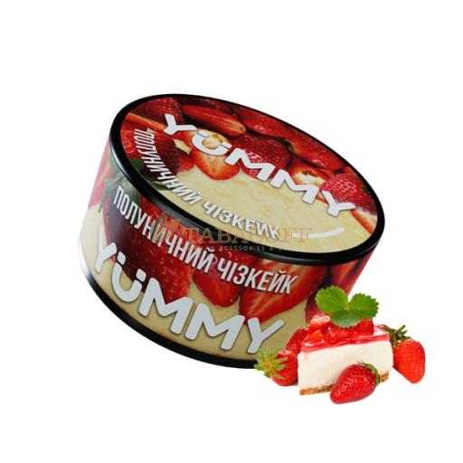 Тютюн Yummy (Яммі) Клубничный Чизкейк (Клубника, Печенье, Творожный крем) 100г